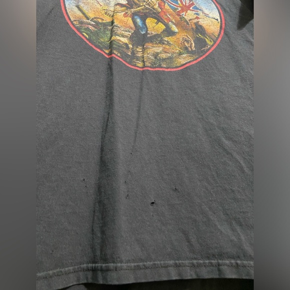 Vintage iron maiden the trooper band tee - Picture 4 of 7